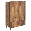 vidaXL Sz&eacute;f fi&oacute;kkal Antik Fa 66 x 34,5 x 97 cm Szerelt Fa