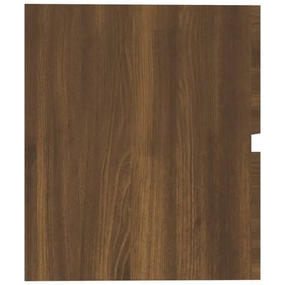 vidaXL barna tölgy színű szerelt fa mosdószekrény 60x38,5x45 cm