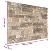 vidaXL Fali panelek 10 pcs Soksz&iacute;nű 100 x 50 cm EPS Hab