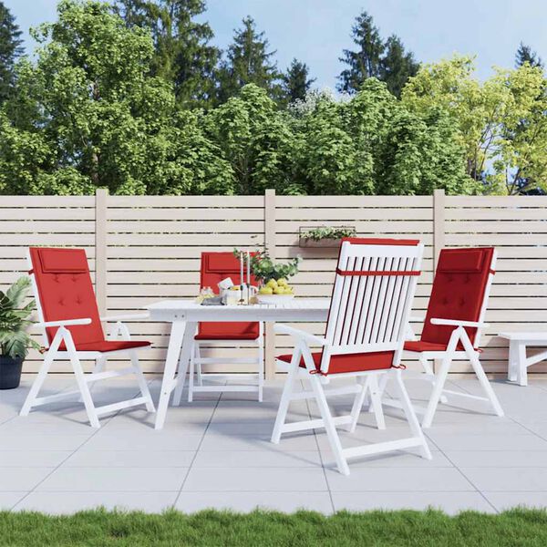 vidaXL 4 db piros oxford-sz&ouml;vet magas h&aacute;tt&aacute;ml&aacute;j&uacute; sz&eacute;kp&aacute;rna