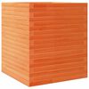 vidaXL viaszbarna t&ouml;m&ouml;r fenyőfa kerti vir&aacute;gl&aacute;da 60 x 60 x 68,5 cm