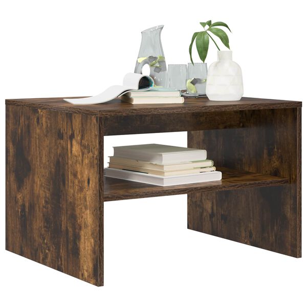 vidaXL Doh&aacute;nyz&oacute;asztal F&uuml;st&ouml;lt t&ouml;lgy 60 x 50 x 40 cm Faanyag