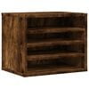 vidaXL f&uuml;st&ouml;s t&ouml;lgy sz&iacute;nű szerelt fa asztali szervező 36x26x29,5 cm