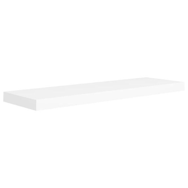 vidaXL 4 db fehér MDF lebegő fali polc 80 x 23,5 x 3,8 cm