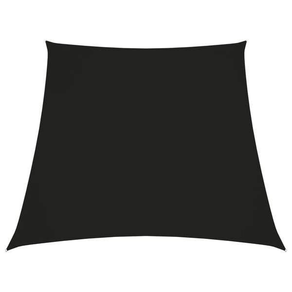 vidaXL fekete trapéz alakú oxford-szövet napvitorla 3/5 x 4 m