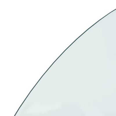 vidaXL félkör alakú kandalló-üveglap 1200x500 mm