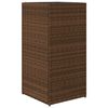vidaXL 2 db barna polyrattan kerti &uuml;ltetől&aacute;da 40x40x80 cm