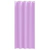 vidaXL Fekete F&uuml;gg&ouml;ny Gyűrűkkel 2 pcs Lila 225 x 140 cm Poli&eacute;szter