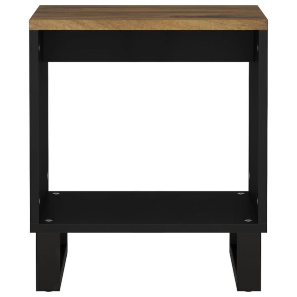 vidaXL tömör mangófa és szerelt fa dohányzóasztal 40 x 31 x 46 cm