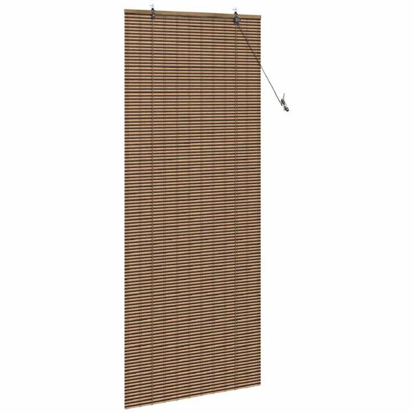 vidaXL Roletta f&uuml;gg&ouml;ny&ouml;kkel Barna 80 x 220 cm bambusz