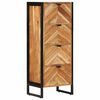vidaXL t&ouml;m&ouml;r ak&aacute;cfa f&uuml;rdőszobaszekr&eacute;ny 40 x 30 x 100 cm