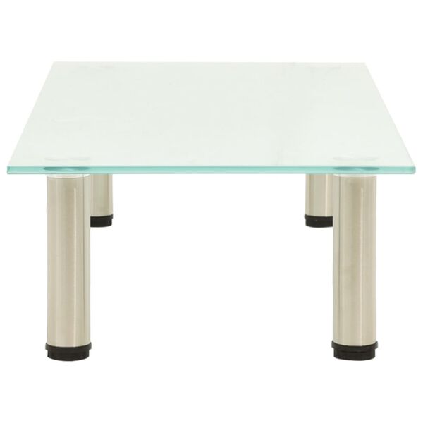 vidaXL edzett tejüveg TV-állvány 80 x 35 x 17 cm