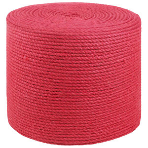 vidaXL Juta K&ouml;t&eacute;l 6 mm Piros 100% Tossa kender