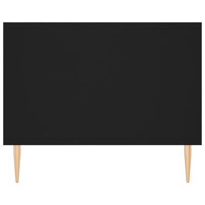 vidaXL fekete szerelt fa dohányzóasztal 102 x 50 x 40 cm