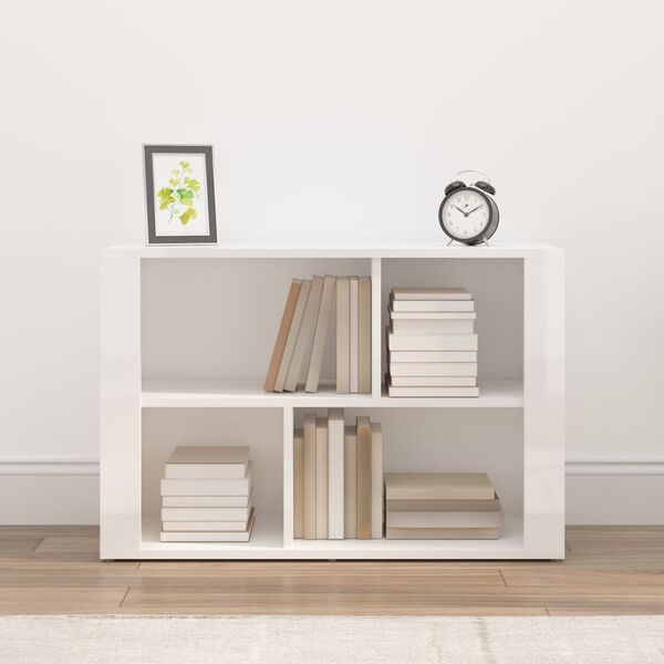 vidaXL magasf&eacute;nyű feh&eacute;r szerelt fa t&aacute;lal&oacute;szekr&eacute;ny 80x30x54 cm