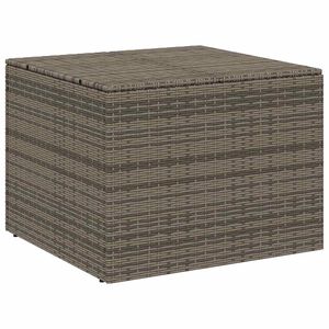 vidaXL sz&uuml;rke polyrattan kerti t&aacute;rol&oacute;l&aacute;da 291 L