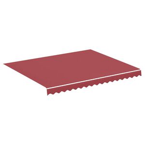 vidaXL burgundi v&ouml;r&ouml;s poli&eacute;szter p&oacute;tsz&ouml;vet napellenzőh&ouml;z 300 x 250 cm