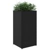 vidaXL 2 db fekete polyrattan kerti &uuml;ltetől&aacute;da 30x30x60 cm