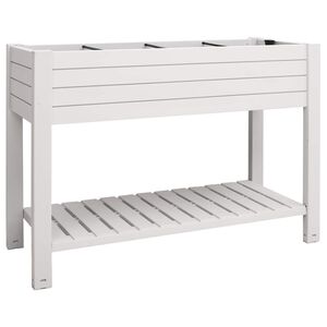vidaXL feh&eacute;r polipropil&eacute;n magas&aacute;gy&aacute;s 110x45x79 cm