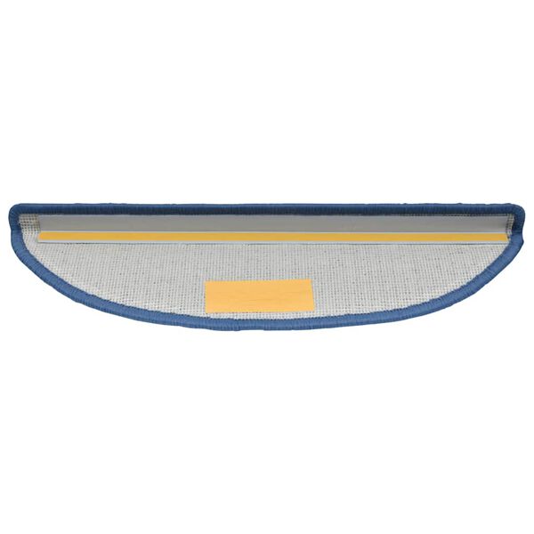 vidaXL 20 db k&eacute;k f&eacute;lk&ouml;r alak&uacute; l&eacute;pcsőszőnyeg 56 x 17 x 3 cm