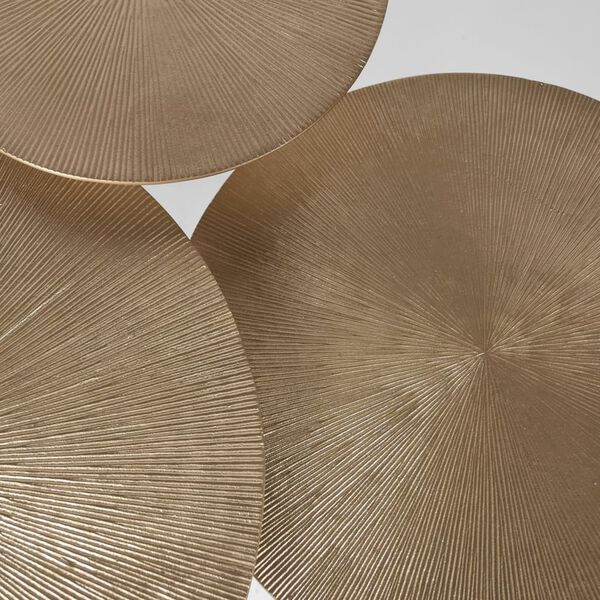 LABEL51 Nobby 3 r&eacute;szes antik arany sz&iacute;nű doh&aacute;nyz&oacute;asztalszett