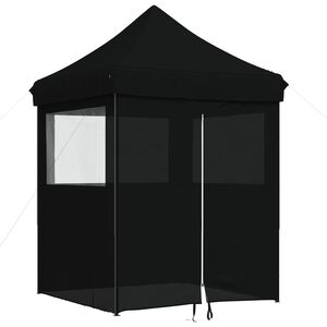 vidaXL Partys&aacute;tor Fekete 200 x 200 x 306 cm Oxford Sz&ouml;vet