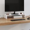 vidaXL magasfényű fehér szerelt fa monitorállvány 60 x 23,5 x 12 cm