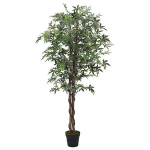 vidaXL z&ouml;ld mű juharfa 224 lev&eacute;llel 80 cm