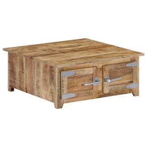 vidaXL t&ouml;m&ouml;r mang&oacute;fa doh&aacute;nyz&oacute;asztal 70 x 70 x 30 cm