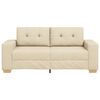 vidaXL kr&eacute;m sz&ouml;vet loveseat kanap&eacute; 180x77x82 cm