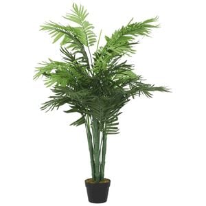 vidaXL z&ouml;ld mű p&aacute;lmafa 28 lev&eacute;llel 120 cm