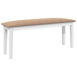 vidaXL feh&eacute;r t&ouml;m&ouml;rfa gumib&oacute;l pad 110 cm