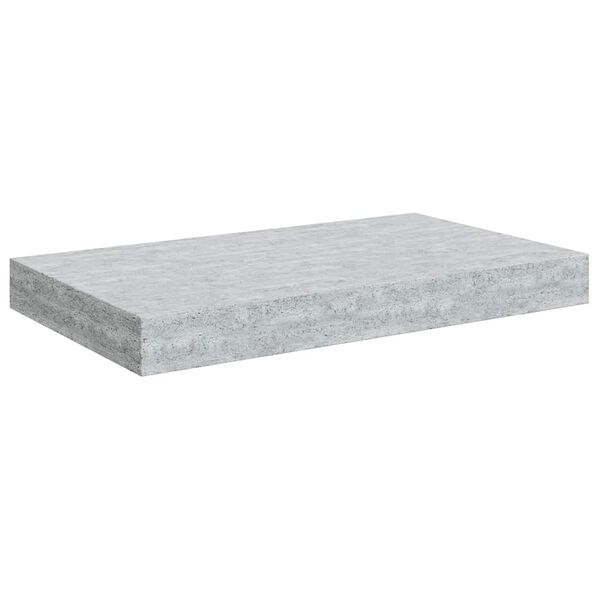 vidaXL betonsz&uuml;rke MDF lebegő fali polc 40 x 23 x 3,8 cm
