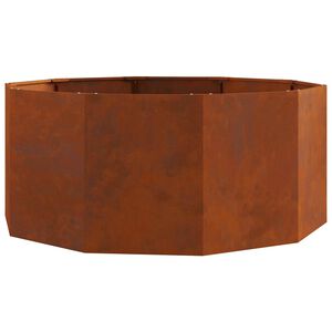 vidaXL N&ouml;v&eacute;nytart&oacute; Rozsd&aacute;s 120 x 120 x 50 cm Időj&aacute;r&aacute;s&aacute;ll&oacute; ac&eacute;l