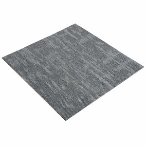 vidaXL Szőnyegcsempe Betonsz&uuml;rke 50 x 50 cm 4 db PP &eacute;s Bitumen