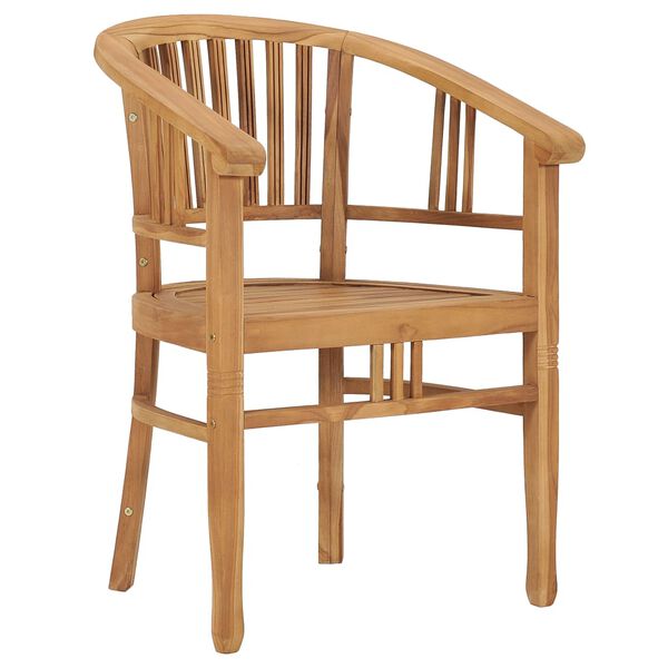 vidaXL 7 r&eacute;szes t&ouml;m&ouml;r t&iacute;kfa kerti &eacute;tkezőgarnit&uacute;ra