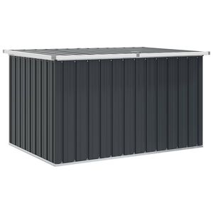 vidaXL antracitsz&uuml;rke kerti t&aacute;rol&oacute;l&aacute;da 149 x 99 x 93 cm