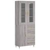 vidaXL sz&uuml;rke sonoma szerelt fa magasszekr&eacute;ny 69,5 x 34 x 180 cm