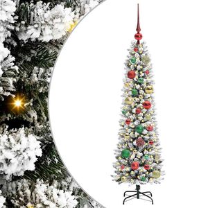 vidaXL Mű kar&aacute;csonyfa Feh&eacute;r 120 cm PVC &eacute;s F&eacute;m &eacute;s Műanyag