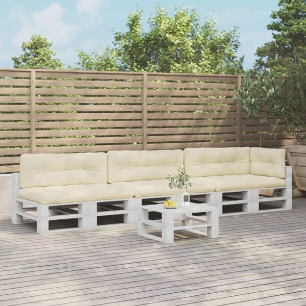 vidaXL 7 db kr&eacute;msz&iacute;nű sz&ouml;vet raklapp&aacute;rna