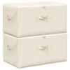 vidaXL 2 db kr&eacute;msz&iacute;nű sz&ouml;vet t&aacute;rol&oacute;doboz 43 x 34 x 23 cm