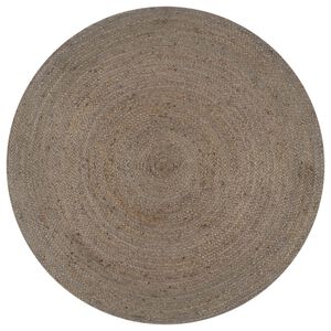 vidaXL sz&uuml;rke k&eacute;zzel font k&ouml;r alak&uacute; jutaszőnyeg 90 cm
