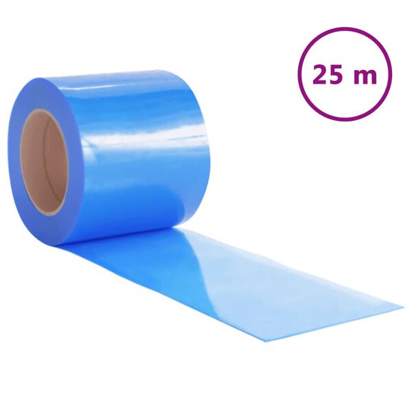 vidaXL k&eacute;k PVC ajt&oacute;f&uuml;gg&ouml;ny 200 mm x 1,6 mm 25 m