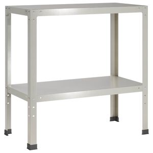 vidaXL &Uuml;ltetőasztal 100 x 40 x 80 cm Rozsdamentes Ac&eacute;l Ez&uuml;st