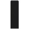vidaXL F&uuml;ggő szekr&eacute;ny Fekete t&ouml;lgy 40 x 29,5 x 100 cm Faanyag