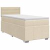 vidaXL Boxspring &aacute;gy matraccal Kr&eacute;msz&iacute;nű 100 x 200 cm Sz&ouml;vet