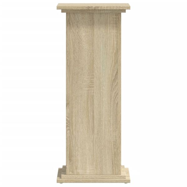 vidaXL sonoma t&ouml;lgy sz&iacute;nű szerelt fa n&ouml;v&eacute;ny&aacute;llv&aacute;ny 33 x 33 x 80 cm