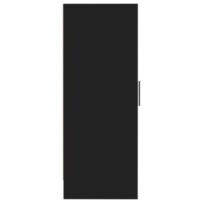 vidaXL fekete forgácslap cipősszekrény 32 x 35 x 92 cm