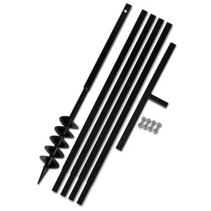 F&ouml;ld F&uacute;r&oacute; 100 mm Foganty&uacute; Hosszabb&iacute;t&oacute; Cs&ouml; 5 m Ac&eacute;l