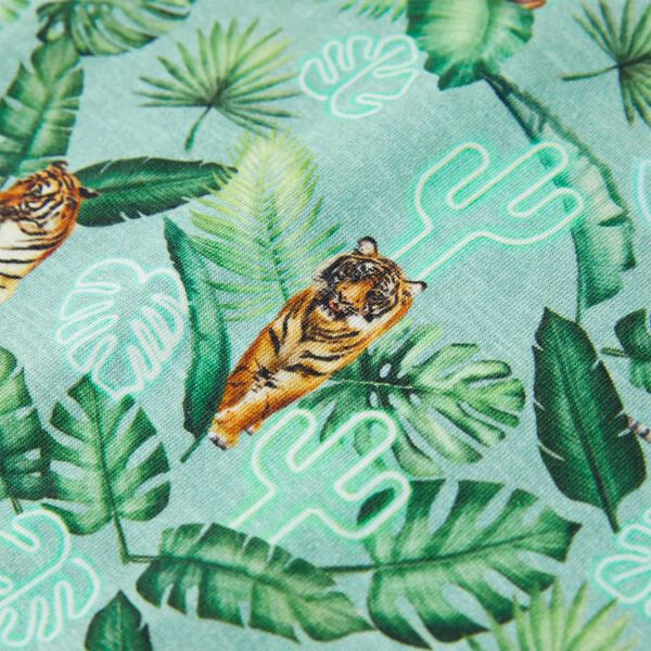 Világoszöld melange gyerekpóló 104